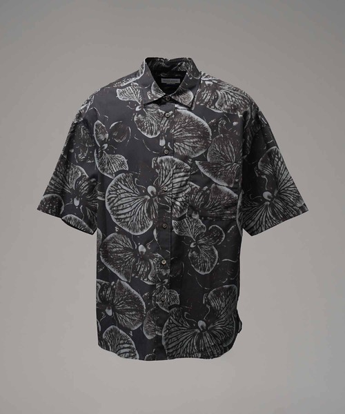新品 未使用 メゾンスペシャル × SOLOTEX 半袖 シャツ 黒 M サイズ MAISON SPECIAL（メゾンスペシャル） シャツ 半袖 メンズ レディース
