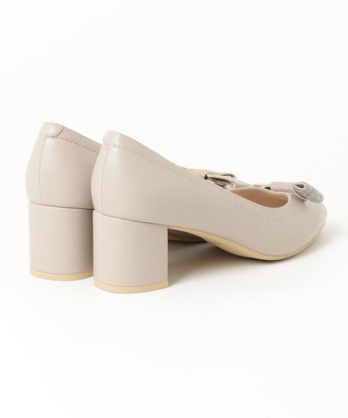 DIANA 「DIANA」 リボンパンプス 24.5cm ベージュ レディース DIANA 「DIANA」 リボンパンプス 24.5cm ベージュ レディース