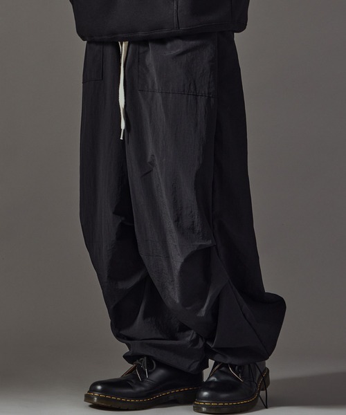 Theater code パンツ Wide pants with drawstring / ドローコード付き