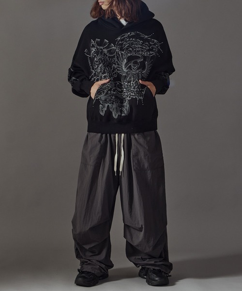 Theater code パンツ Wide pants with drawstring / ドローコード付き