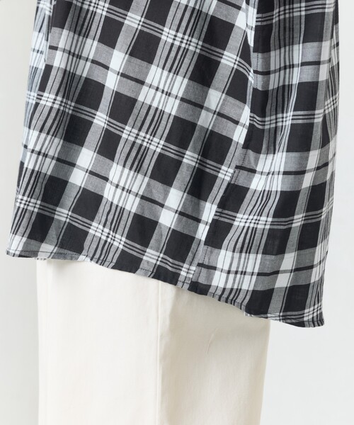ブラウス シャツ 限定展開　ビックシルエット チェック ボリューム シャツ レディース | FREAK'S STORE | 09