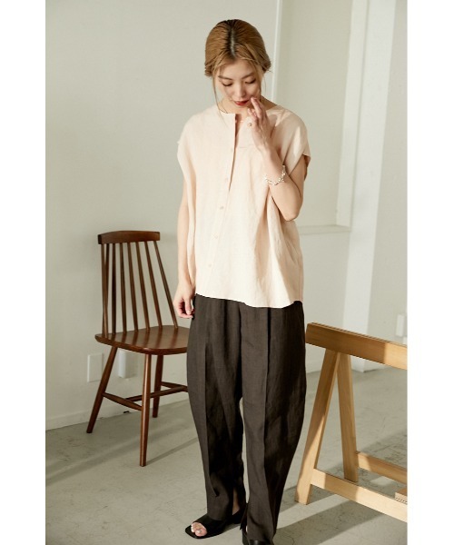 「BLACK BY MOUSSY」 ノースリーブブラウス FREE オフホワイト レディース_画像2