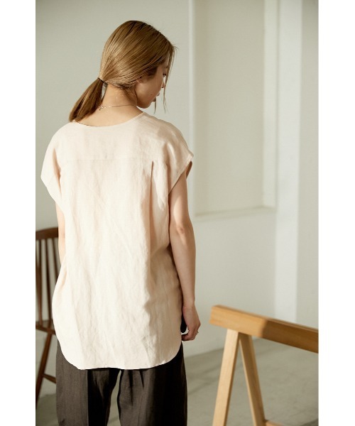 「BLACK BY MOUSSY」 ノースリーブブラウス FREE オフホワイト レディース_画像5