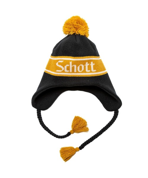 ムラサキスポーツ（MURASAKI SPORTS） ニット帽 ニットキャップ SCHOTT