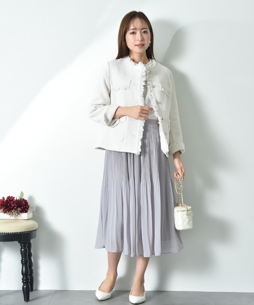 cornet スカート INTERPLANET（インタープラネット） スカート シフォンジョーゼット