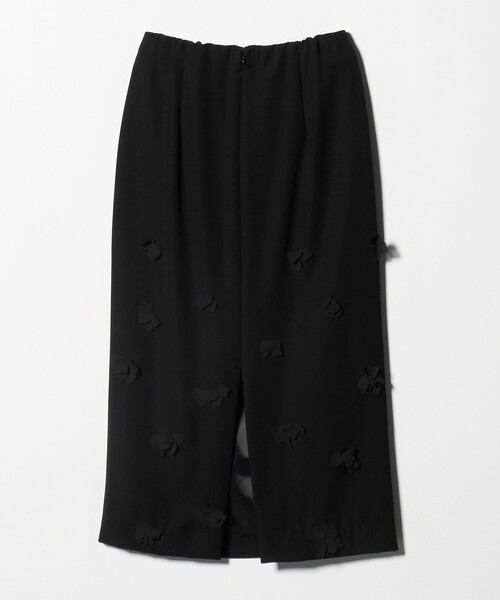 UNITED ARROWS スカート 3D フラワー ロング タイトスカート