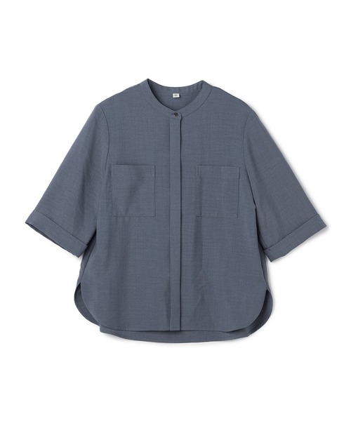 「CROSS FUNCTION」 7分袖ブラウス M モカ レディース_画像9