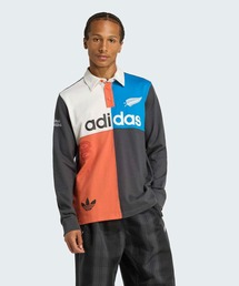 アディダスオリジナルス　ブークレ　オーバーサイズ　ポロ adidas（アディダス） ポロシャツ 「adidas originals/アディダス