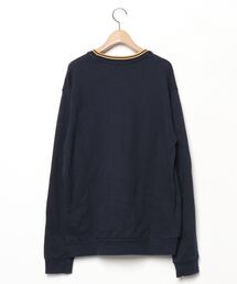 「FRED PERRY」 スウェットカットソー X-LARGE ネイビー レディースの画像2
