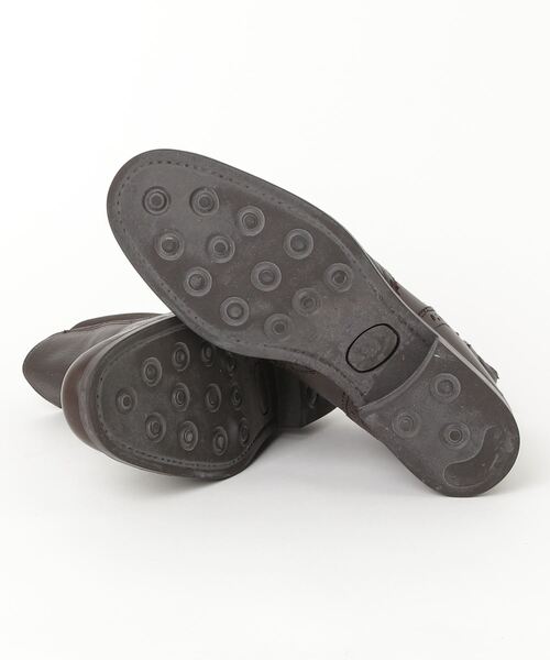 「BOEMOS」 ショートブーツ 38 ブラウン レディース_画像3