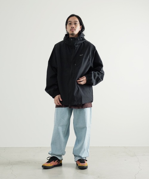 HUF ブラック マウンテンパーカー L HUF（ハフ） マウンテンパーカー X-LARGE ブラック メンズ : ZOZOTOWN