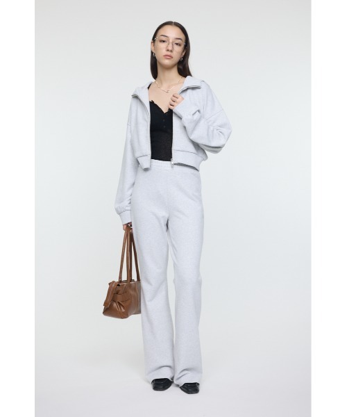 MOUSSY（マウジー） パーカー SHORT ZIP UP フ―ディー レディース