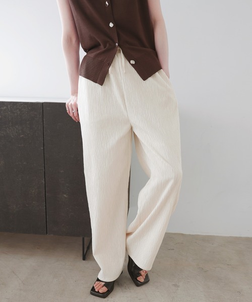 パンツ Lien LIAN（リアン） イージーパンツ FREE アイボリー レディース