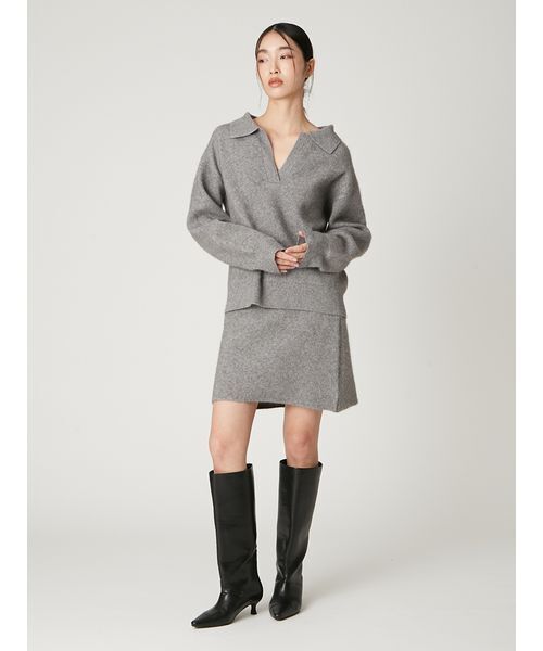 FRAY I.D（フレイ・アイディー） スカート ラクーンダブルフェイス