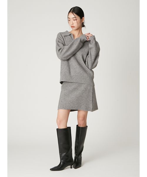 FRAY I.D（フレイ・アイディー） スカート ラクーンダブルフェイス