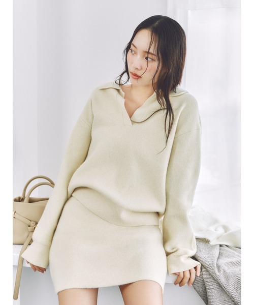 FRAY I.D（フレイ・アイディー） スカート ラクーンダブルフェイス