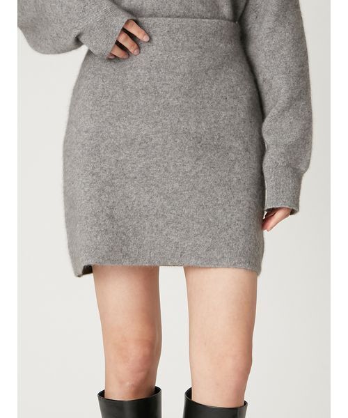 FRAY I.D（フレイ・アイディー） スカート ラクーンダブルフェイス