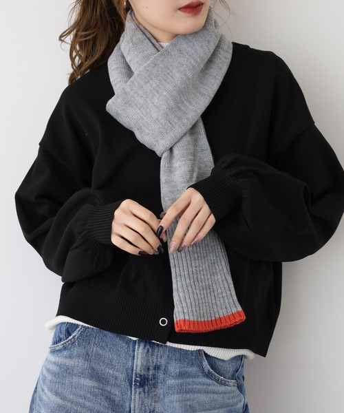 FUNALIVE（ファンアライブ） マフラー ストール 袖付きニットマフラー