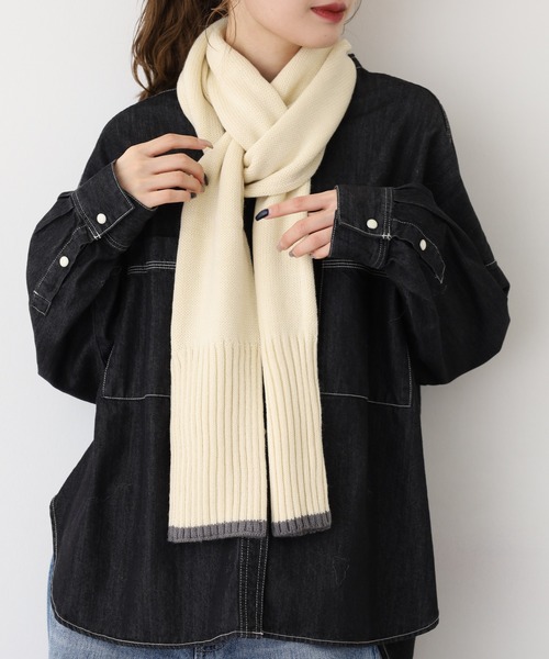 FUNALIVE（ファンアライブ） マフラー ストール 袖付きニットマフラー