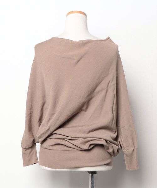 「B ability」 長袖ニット 38 ブラウン レディース_画像2