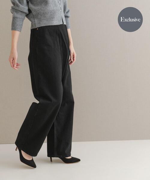 ジーンズ デニム デニムパンツ 「別注」Lee×ROSSO FRONT TUCK DENIM