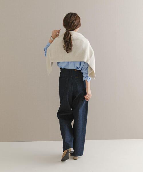 ジーンズ デニム デニムパンツ 「別注」Lee×ROSSO FRONT TUCK DENIM