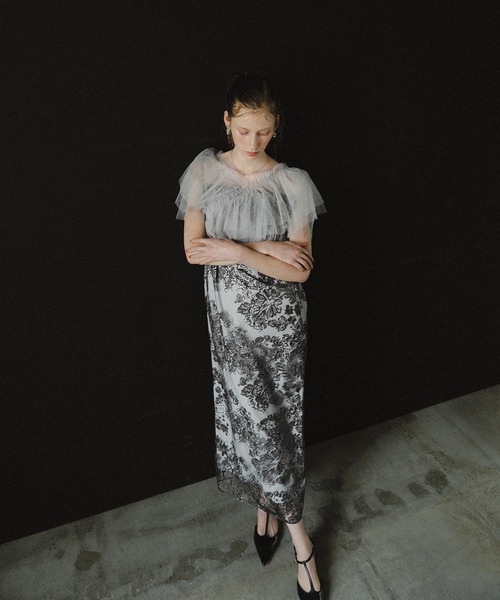 et.UNiVER ドレス Layered tulle dress : ZOZOTOWN Yahoo!店 - 通販