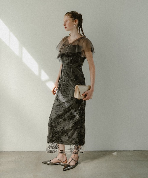 et.UNiVER ドレス Layered tulle dress : ZOZOTOWN Yahoo!店 - 通販
