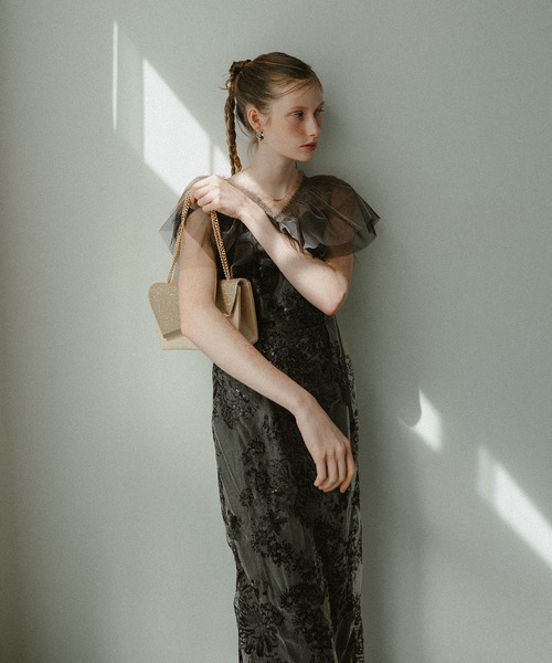 et.UNiVER ドレス Layered tulle dress : ZOZOTOWN Yahoo!店 - 通販