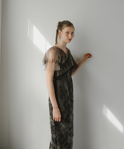 et.UNiVER ドレス Layered tulle dress : ZOZOTOWN Yahoo!店 - 通販