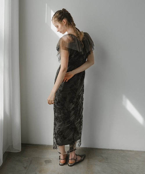 et.UNiVER ドレス Layered tulle dress : ZOZOTOWN Yahoo!店 - 通販
