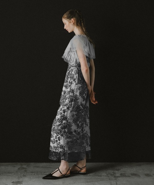 et.UNiVER ドレス Layered tulle dress : ZOZOTOWN Yahoo!店 - 通販