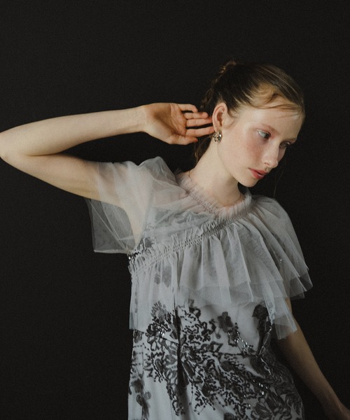 et.UNiVER ドレス Layered tulle dress : ZOZOTOWN Yahoo!店 - 通販