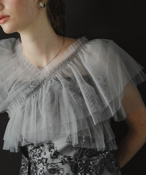 et.UNiVER ドレス Layered tulle dress : ZOZOTOWN Yahoo!店 - 通販