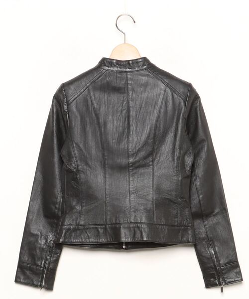 「VICKY」 レザーブルゾン 1 ブラック レディース_画像2