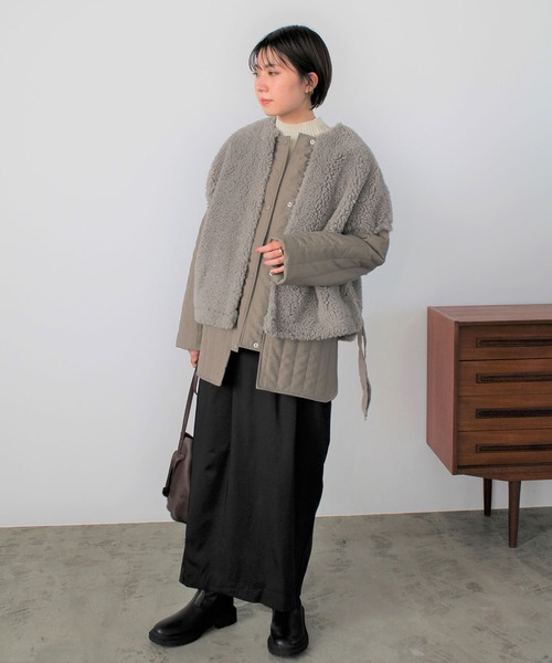 「GeeRA」 ジャケット MEDIUM モカ レディース_画像7