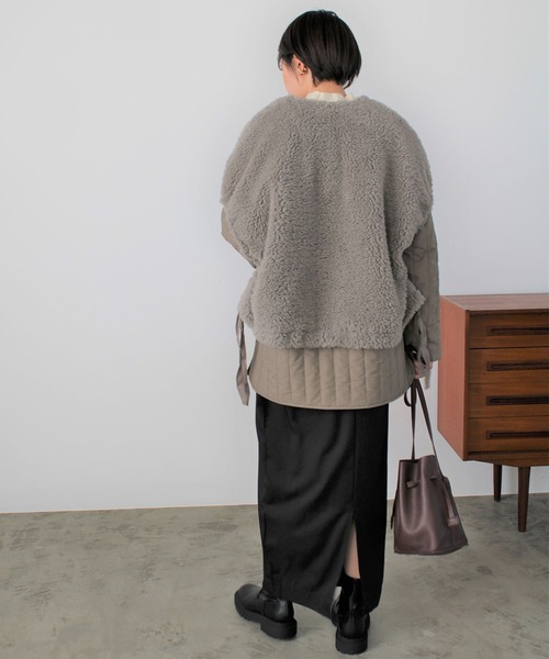 「GeeRA」 ジャケット MEDIUM モカ レディース_画像9