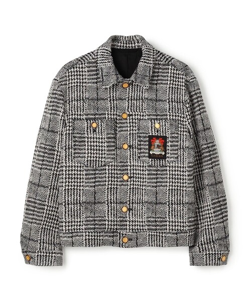 CABaN（キャバン） ブルゾン アウター グレンチェックジャカード