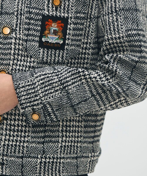 CABaN（キャバン） ブルゾン アウター グレンチェックジャカード