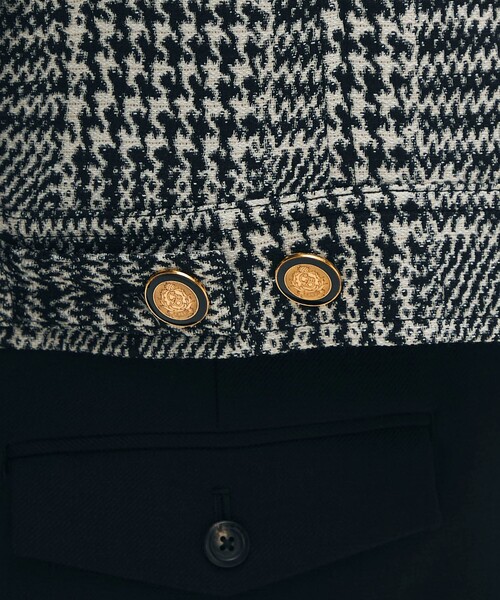 CABaN（キャバン） ブルゾン アウター グレンチェックジャカード