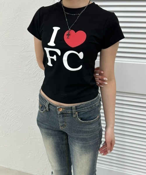 「FCMM」 半袖Tシャツ SMALL ブラック レディース_画像5