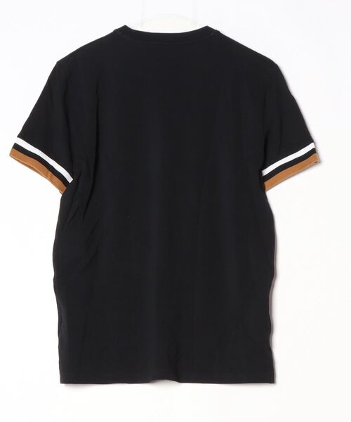「FRED PERRY」 半袖カットソー M ブラック レディースの画像