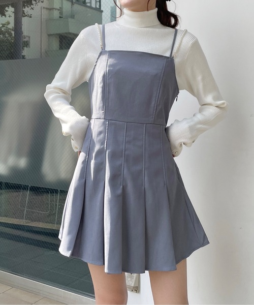 「one way」 キャミソールワンピース FREE ブラック レディース_画像4