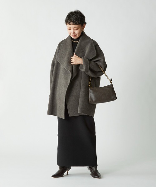 1er Arrondissement コート アウター TOPダブルビーバーショールコート