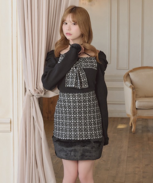 apres jour（アプレジュール） スカート 「8周年記念アイテム」ファー