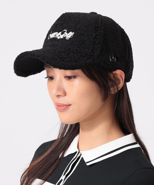 WMMW キャップ　バッチ付き NEW ERA（ニューエラ） キャップ 帽子 「別注」NEW ERA / ロゴ刺繍