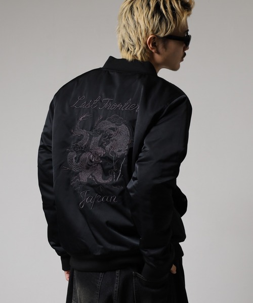 FUNALIVE（ファンアライブ） ma1 ma-1 イーグル刺繍中綿撥水フライト