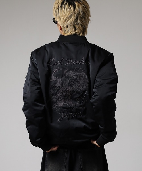 FUNALIVE（ファンアライブ） ma1 ma-1 イーグル刺繍中綿撥水フライト