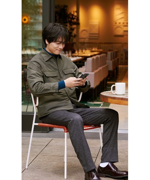 AOYAMA ブルゾン アウター 「秋〜春肌寒いシーズンは活躍」シャツ