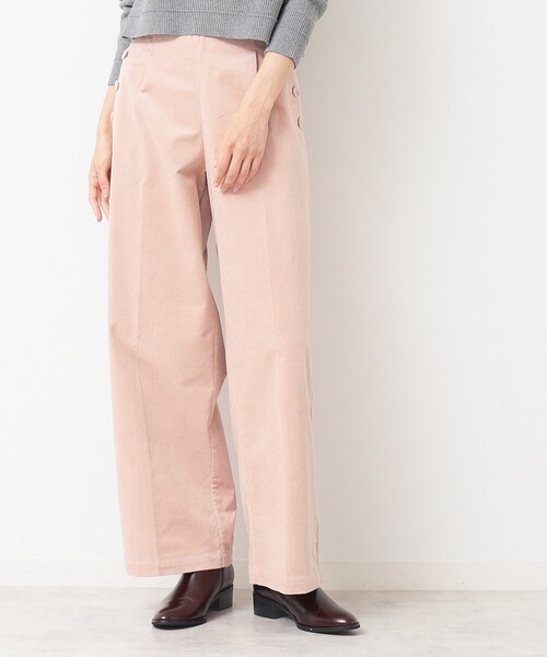Dessin（デッサン） コーデュロイパンツ 01 ピンク レディース
